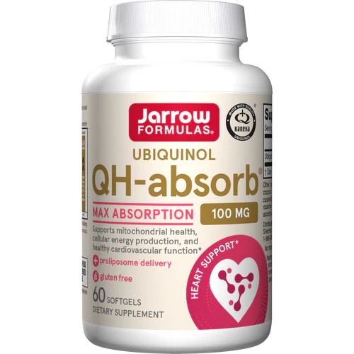 Jarrow Formulas Ubikvinols QH-absorb (Ubikvinols) 100 mg – 120 kapsulas