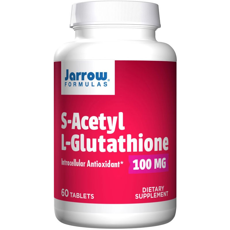 Jarrow Formulas S-acetil-L-glutationa 100 mg - 60 tabletes