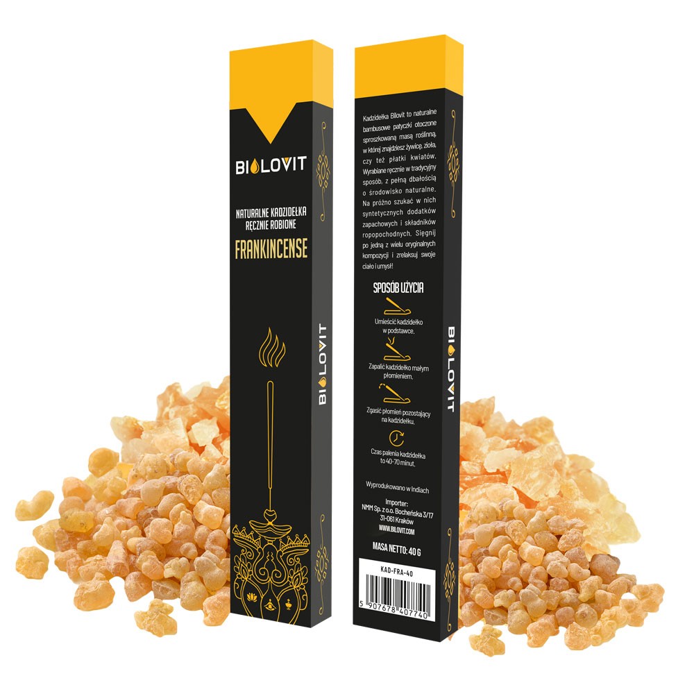 Bilovit dabīgās aromatiskās vīraka kociņi Frankincense - 40 g