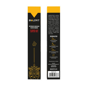 Bilovit dabiskās aromatiskās vīraka nūjiņas Super Hit - 40 g