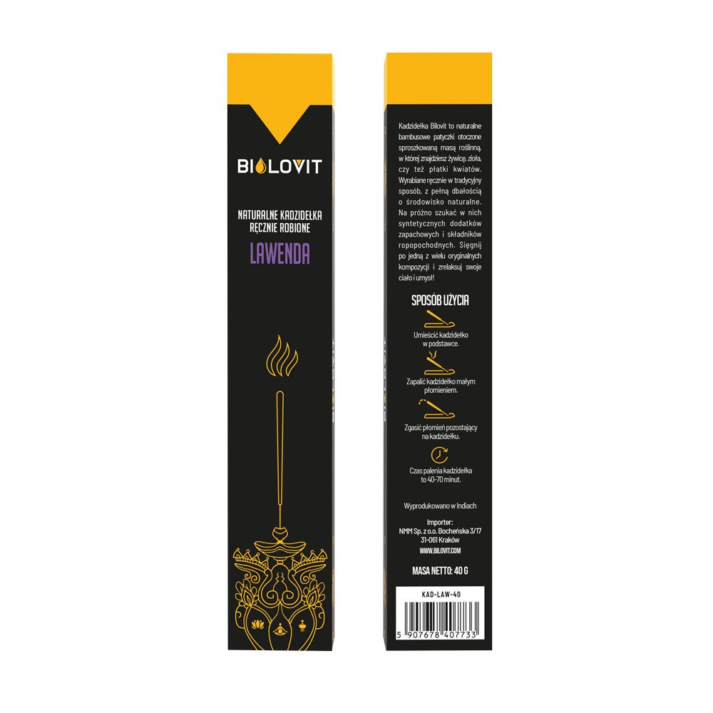 Bilovit dabīgie aromatiskie vīraksociņi Lavanda - 40 g