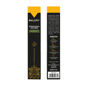 Bilovit dabīgās aromātiskās vīraka nūjiņas Citronzāle – 40 g
