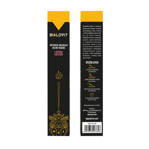 Bilovit dabīgie aromātiskie vīraksociņi Lotus – 40 g