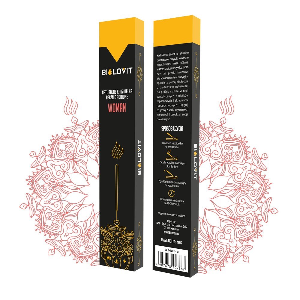 Bilovit dabīgie aromatiskie vīraki Sieviete - 40 g