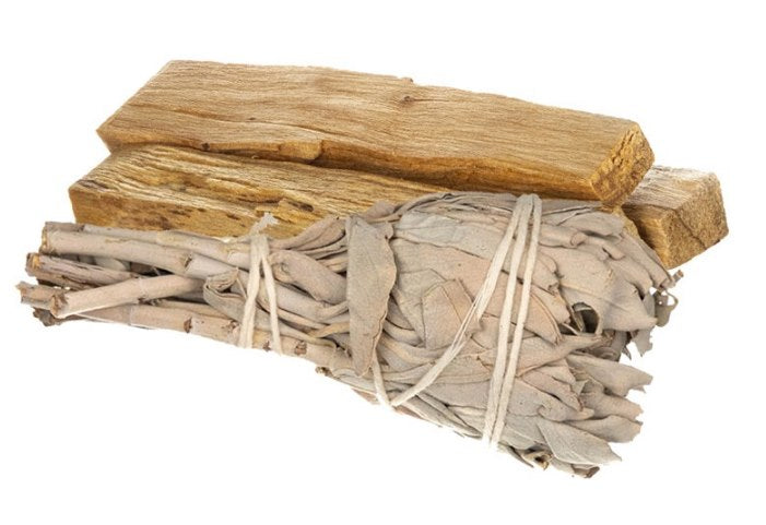 Bilovit dabisko vīraku komplekts - baltā salvija + Palo Santo