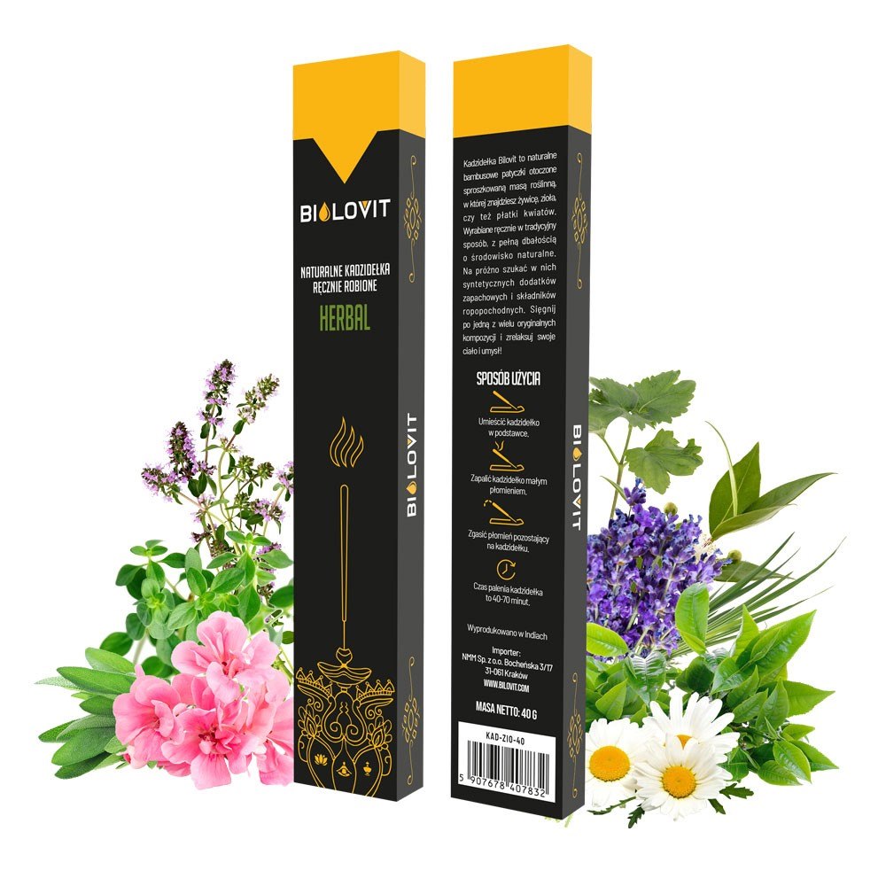 Bilovit dabīgie aromātiskie vīraka kociņi Herbal - 40 g