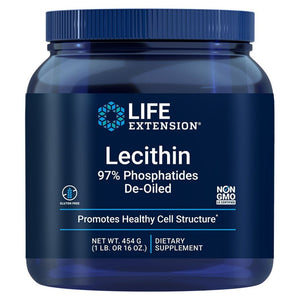 Life Extension ģenētiski nemodificēts sojas lecitīns granulās – 454 g