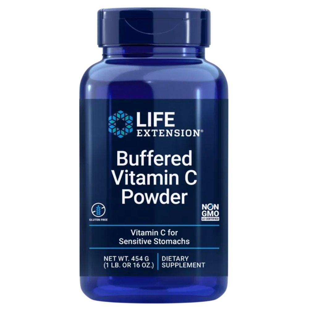 Life Extension buferizēts C vitamīna pulveris – 454 g