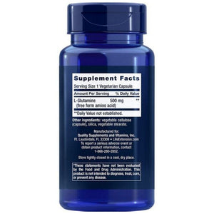 Life Extension L-glutamīns 500 mg - 100 kapsulas