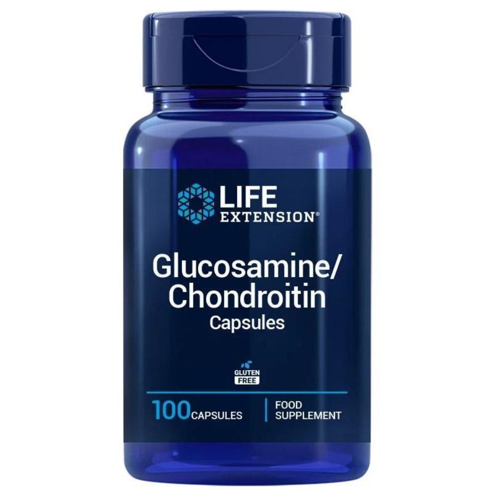 Life Extension Glikozamīns Hondroitīns - 100 kapsulas