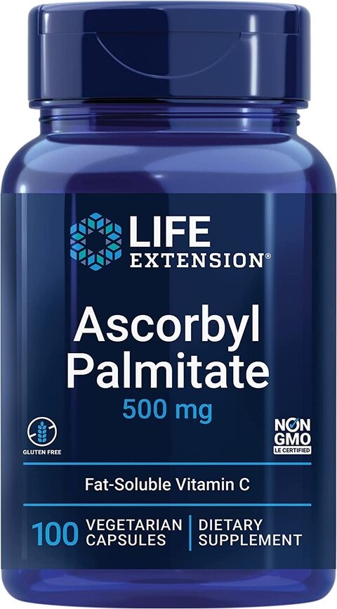 Life Extension askorbilo palmitatas 500 mg - 100 kapsulių - Magnis.lt