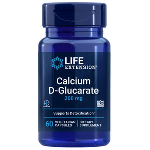 Life Extension Kalcio D-gliukarāts 200 mg - 60 kapsulas