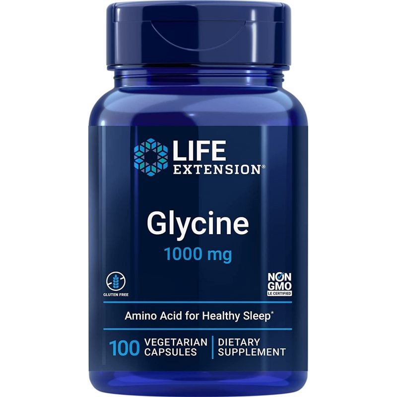 Life Extension Glicinas 1000 mg - 100 kapsulių - Magnis.lt