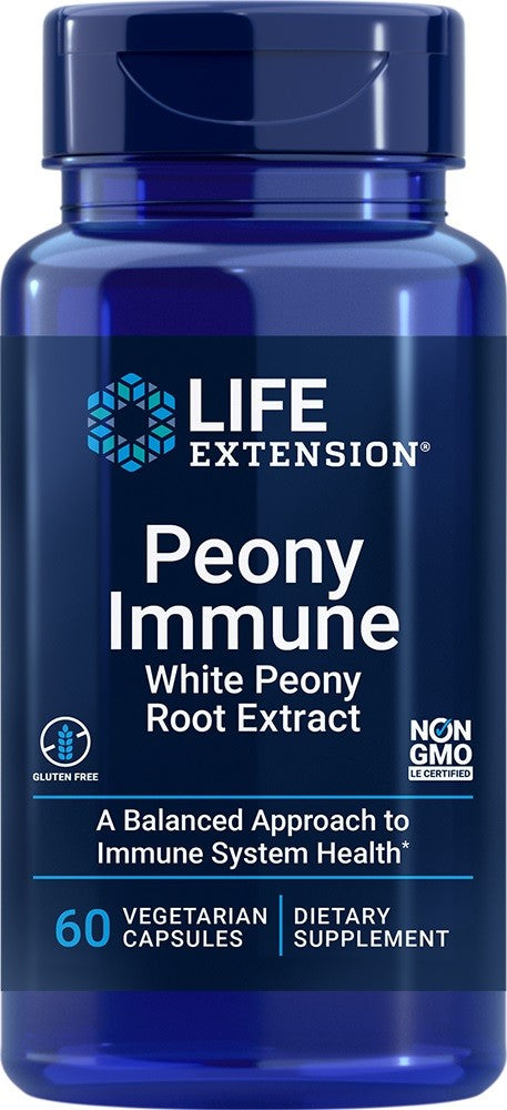 Life Extension peonijas imunitātei - 60 kapsulas
