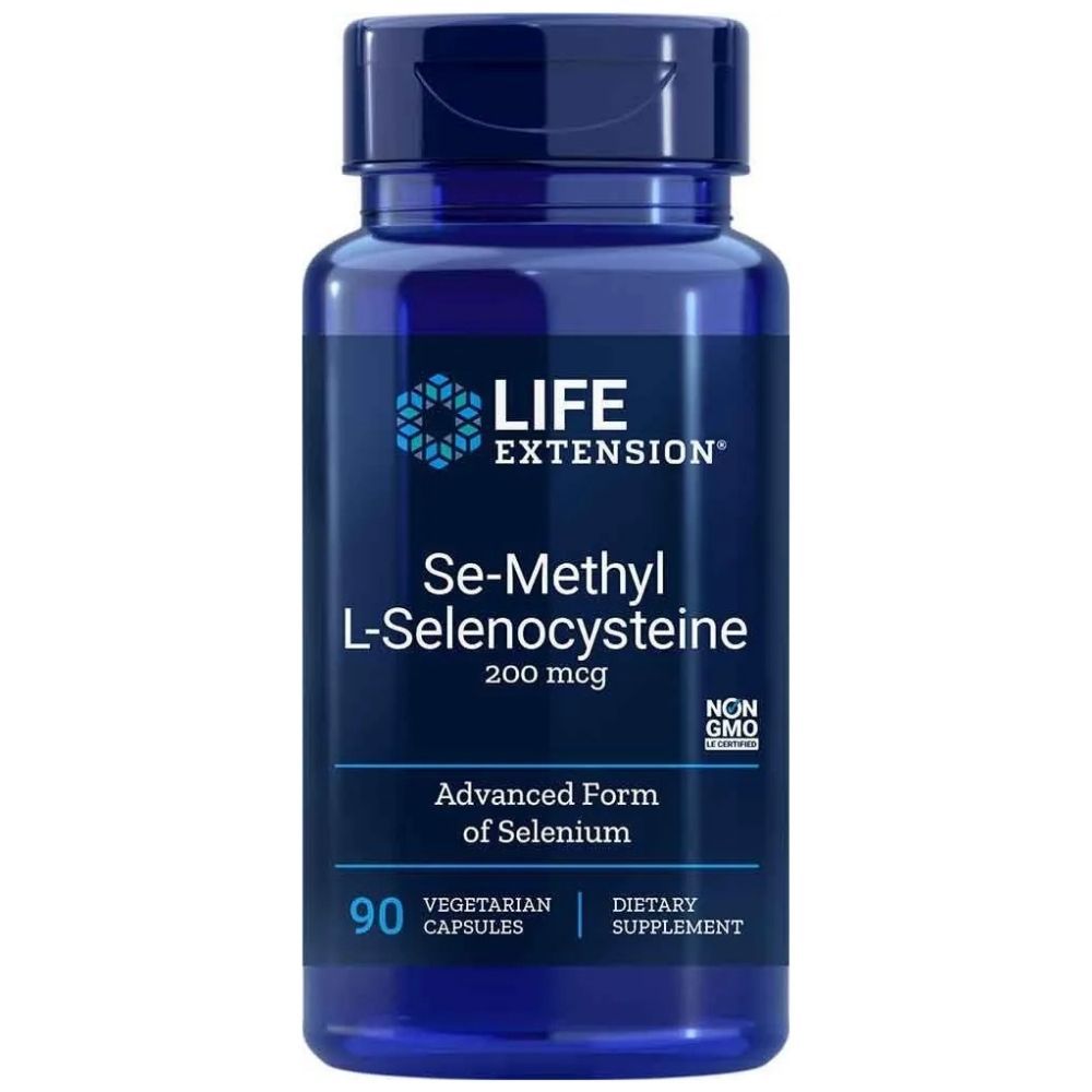 Life Extension Se-metil-L-selenocisteīns, selēns 200 mkg - 90 kapsulas