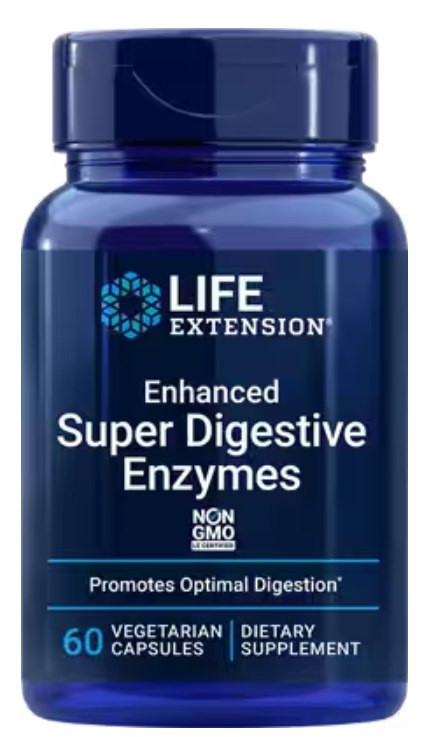 Life Extension Super gremošanas enzīmi - 60 kapsulas