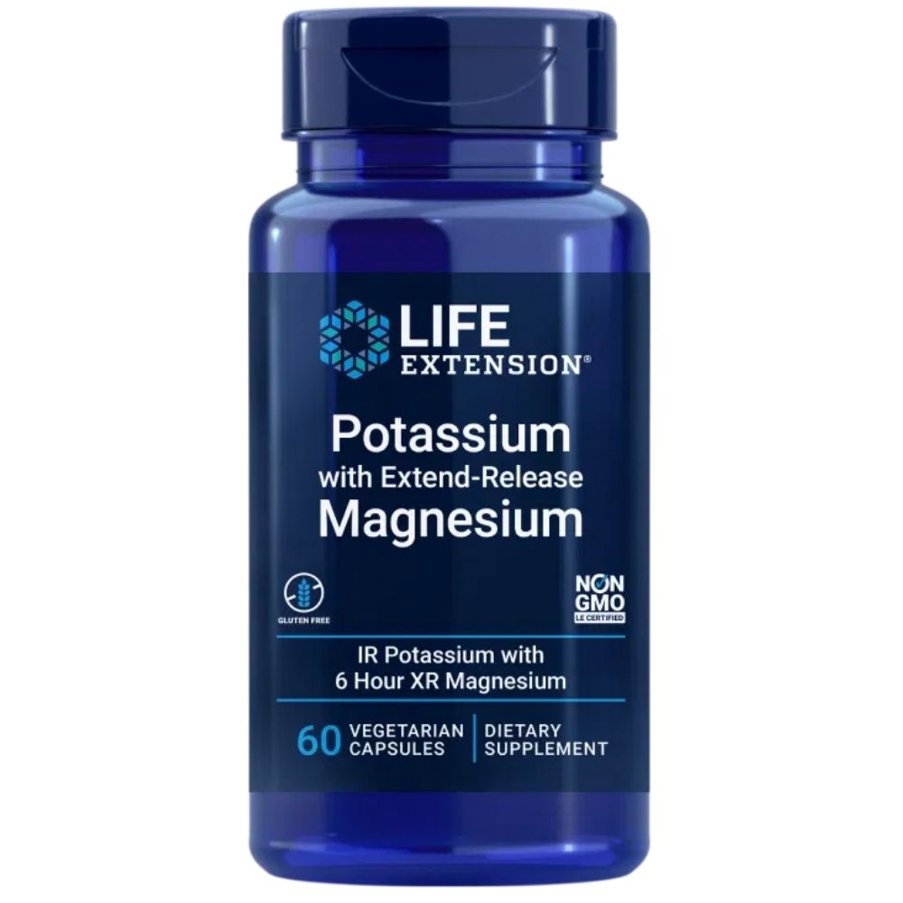 Life Extension Kālijs ar magniju - 60 kapsulas