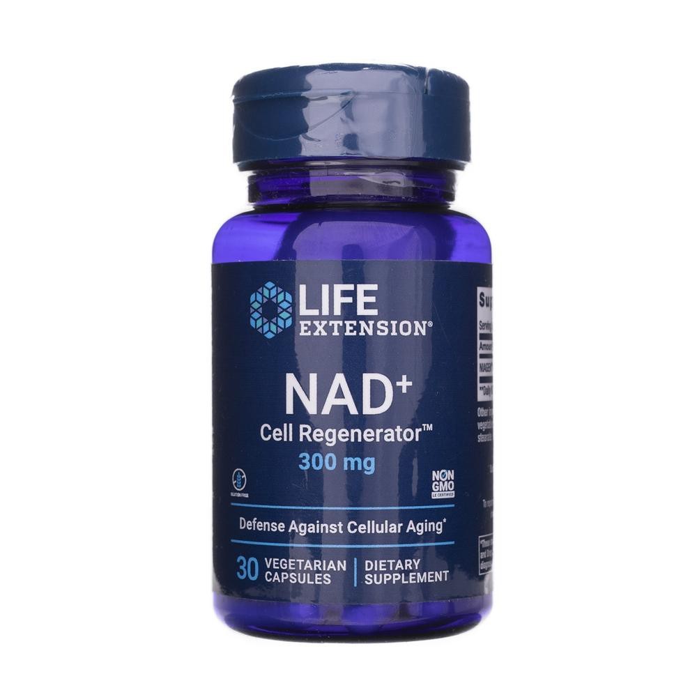 Life Extension NAD+ Cell Regenerator 300 mg - 30 kapsulių - Magnis.lt