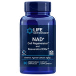 Life Extension NAD+ Cell Regenerator™ ir Resveratrol Elite™ 300 mg - 30 kapsulių - Magnis.lt