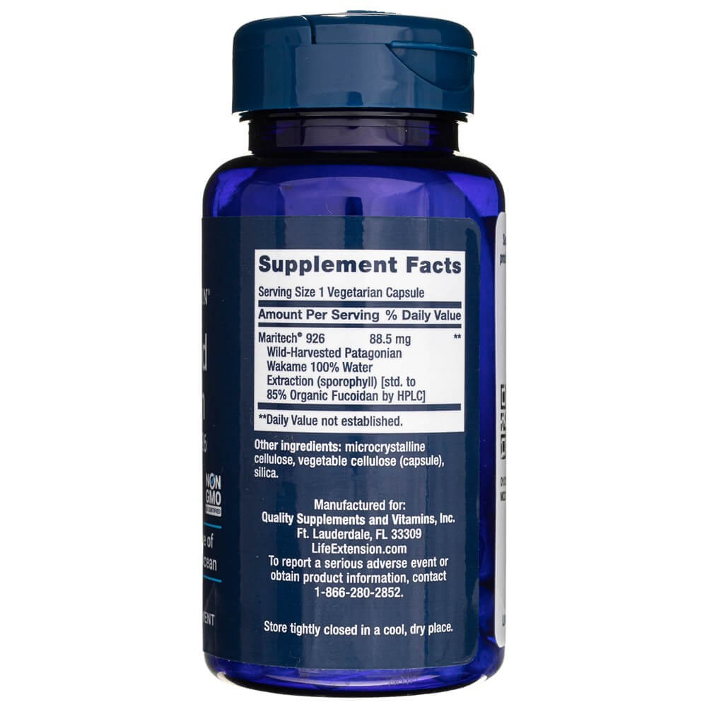Life Extension optimizēts fukoidāns ar Maritech® 926 - 60 kapsulas