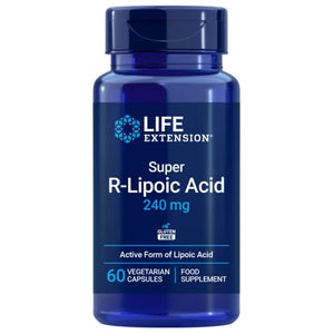 Life Extension R-alfa liposkābe (Na-RALA) - 60 kapsulas