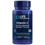 Life Extension vitaminas C, 24 stundu liposomālā formula - 60 kapsulas