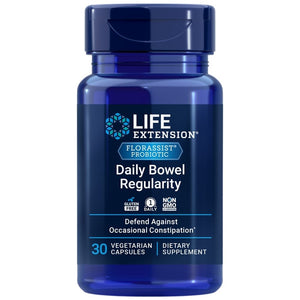 Life Extension Florassist® probiotikas periodiska aizcietējuma gadījumā - 30 kapsulas