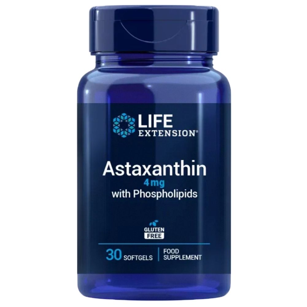 Life Extension astaksantīns ar fosfolipīdiem - 30 kapsulas