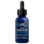 Life Extension D3 vitamīna pilieni 2000 IU – 29,57 ml