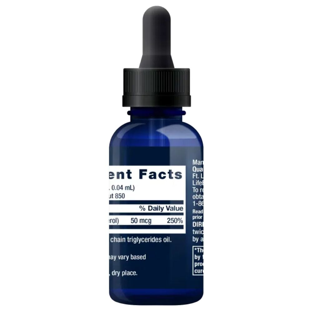 Life Extension D3 vitamīna pilieni 2000 IU – 29,57 ml