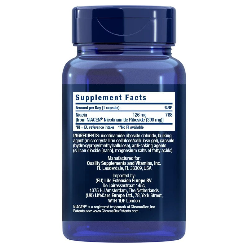 Life Extension NAD+ Cell Formula 300 mg EU - 30 kapsulas