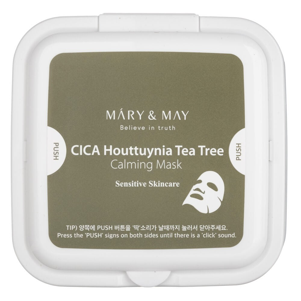 Mary&May CICA Houttuynia un tējas koka nomierinoša maska - 30 gab.