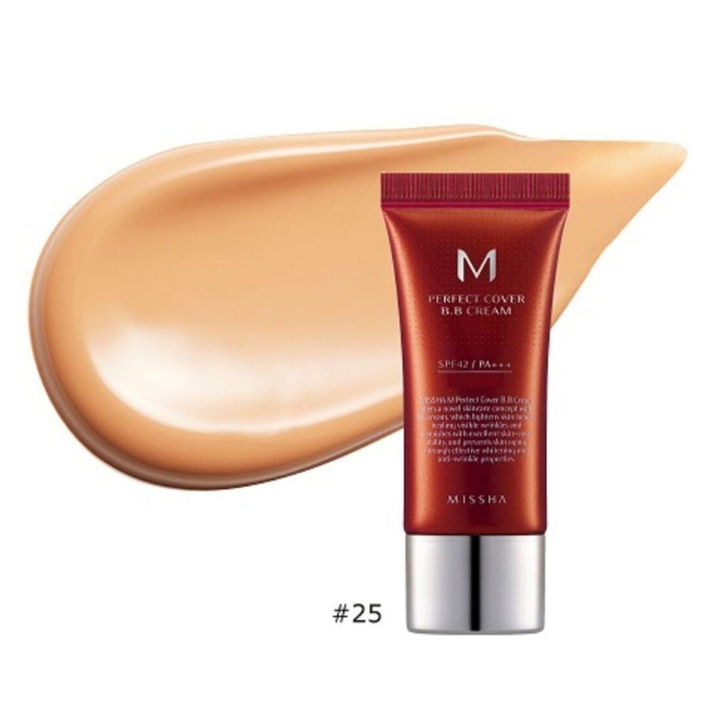 Missha M Perfect Cover B.B krēms SPF 42 PA++ NO.25 Warm Beige - 50 ml