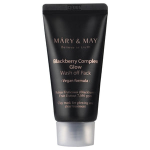 Mary&May švytinti molio maska Blackberry Complex Glow - 30 g