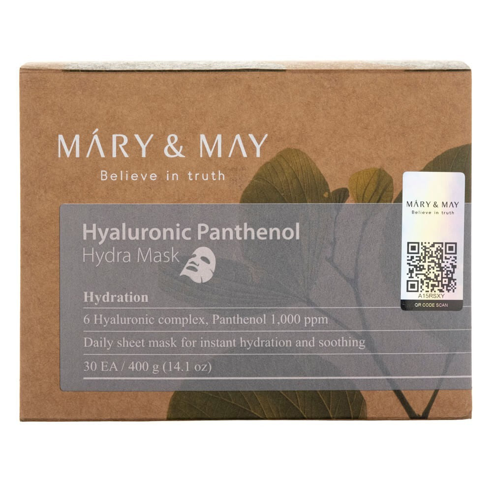 Mary&May Hyaluronic Panthenol Hydra maska - 30 gab.