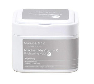 Mary&May skaistinošās niacinamīda un C vitamīna maskas 30 gab.
