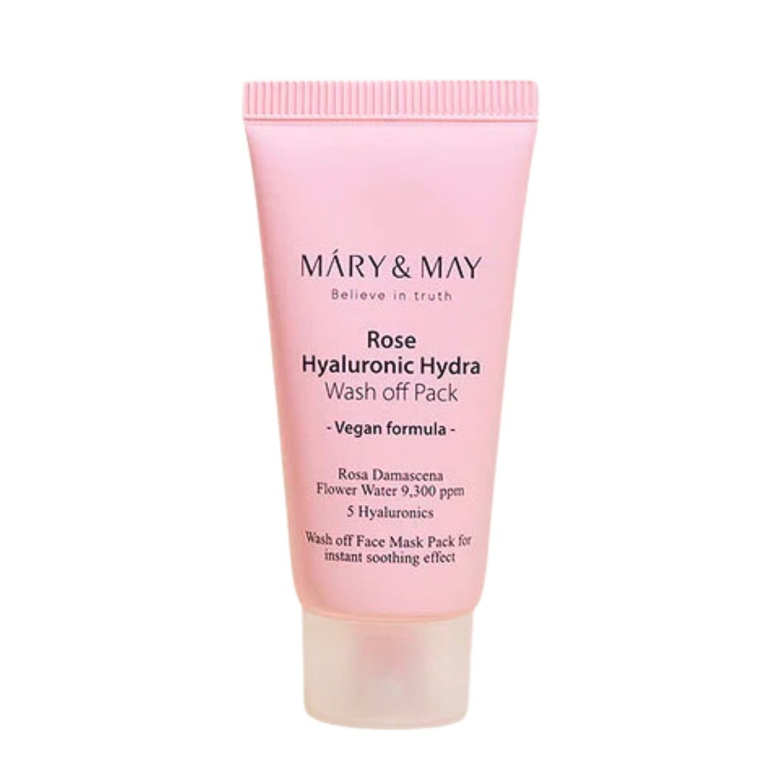 Mary&May Rozā Hialurona mitrinoša māla maska - 30 g