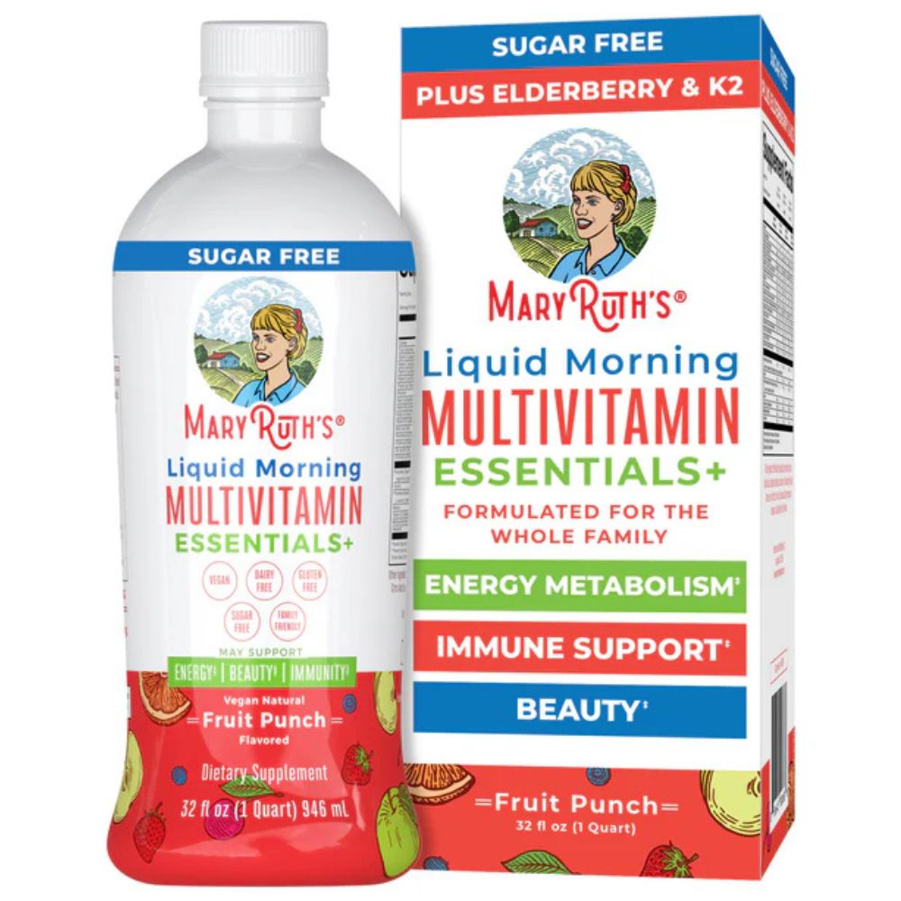 MaryRuth's Multivitamīni visai ģimenei, augļu punšs — 946 ml