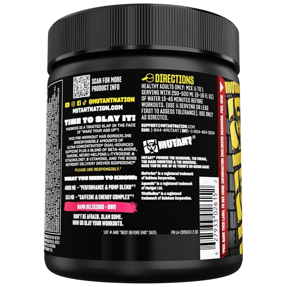 Mutant Madness, augļu punšs - 270 g