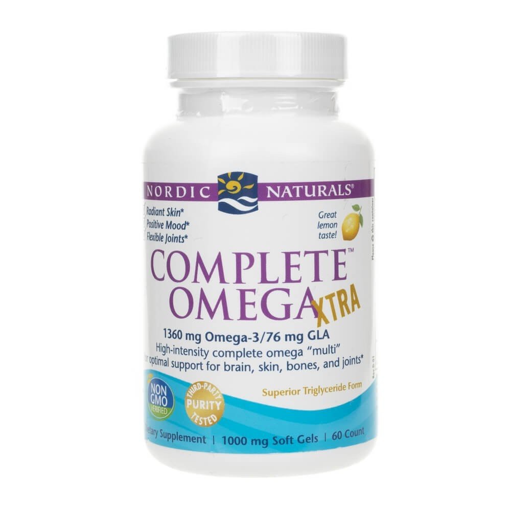 Nordic Naturals Complete Omega Xtra - 60 minkštųjų kapsulių - Magnis.lt