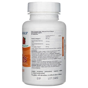 Nordic Naturals Daily Omega Kids Natural Fruit - 30 minkštųjų kapsulių - Magnis.lt