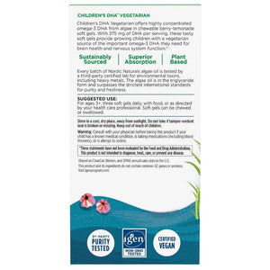 Nordic Naturals DHA bērniemsetarian - 120 mini kapsulas