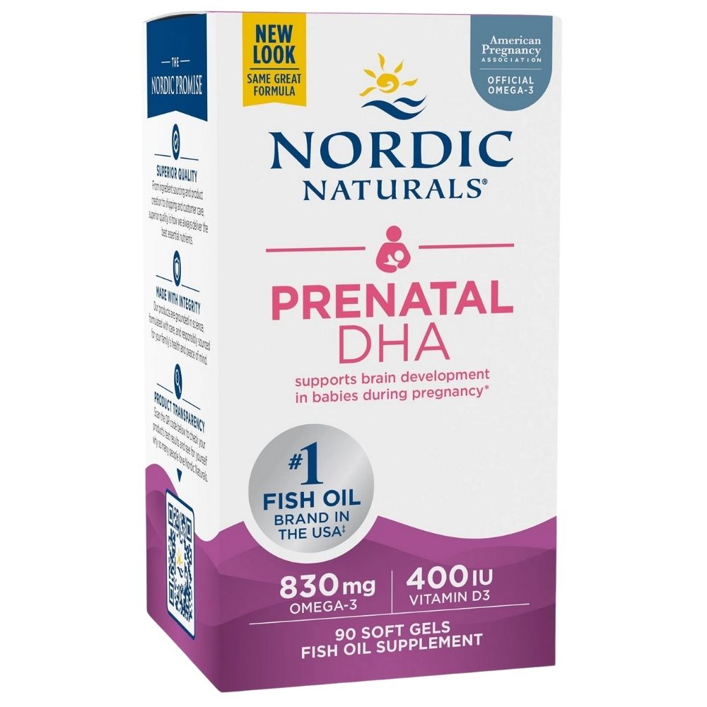 Nordic Naturals Prenatal DHA 830 mg - 90 kapsulas