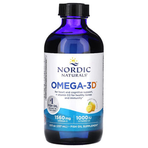 Nordic Naturals Omega-3D 1560 mg citrina - 237 ml - Magnis.lt