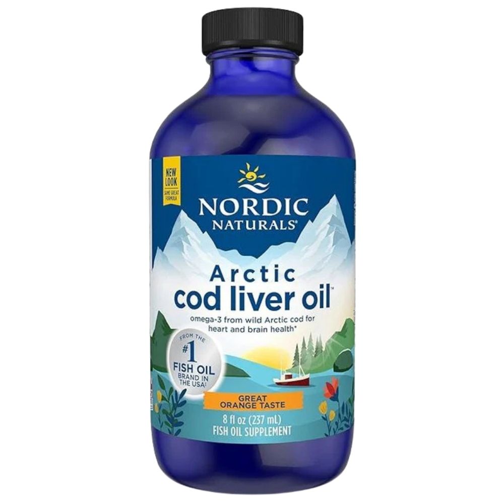 Nordic Naturals Arctic mencu aknu eļļa apelsīnu garšā – 237 ml