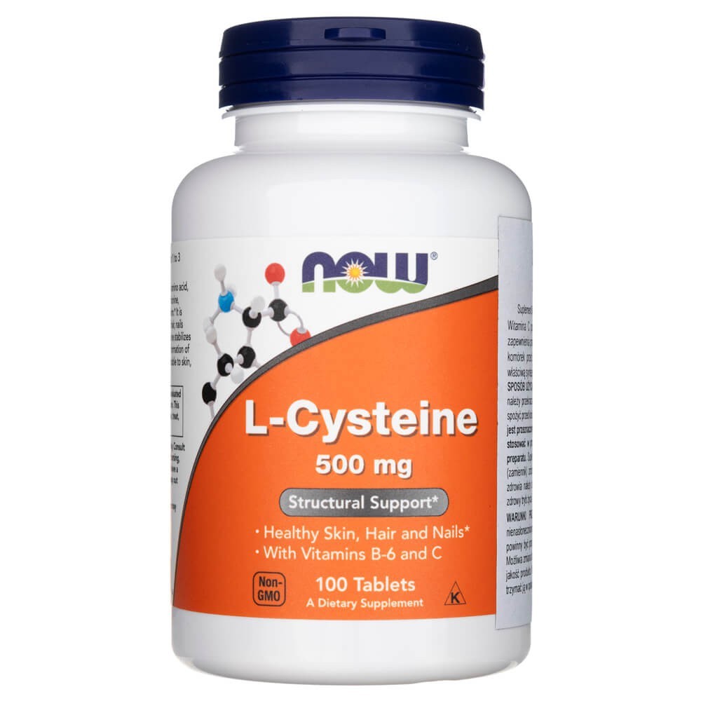 Now Foods L-cisteīns 500 mg - 100 tabletes