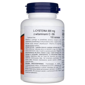 Now Foods L-cisteīns 500 mg - 100 tabletes