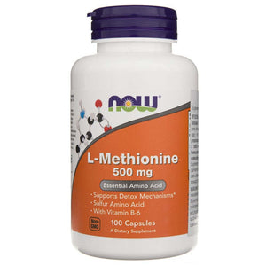Now Foods L-metionīns 500 mg - 100 kapsulas