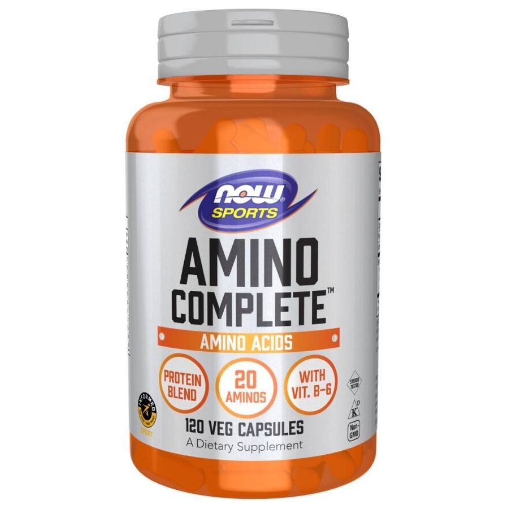 Now Foods Sports Amino Complete, Aminoskābju komplekss - 120 kapsulas