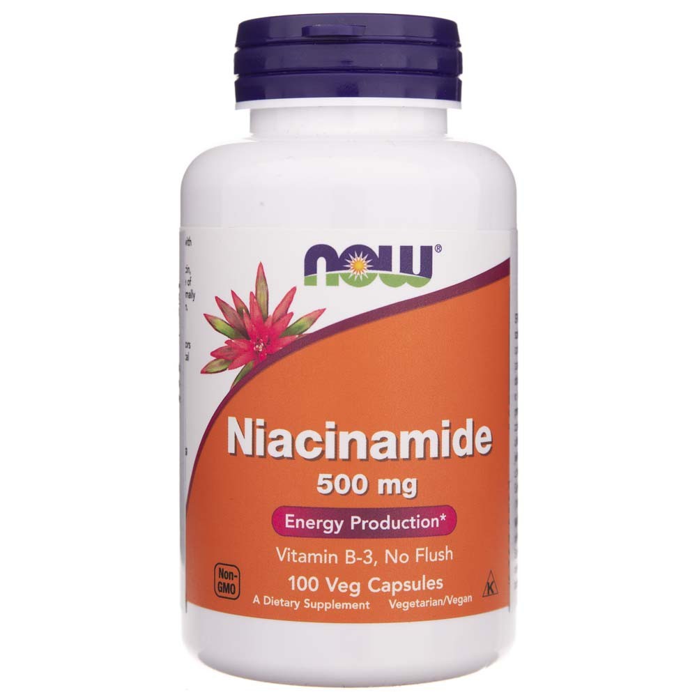 Now Foods Niacinamide 500 mg - 100 kapsulu